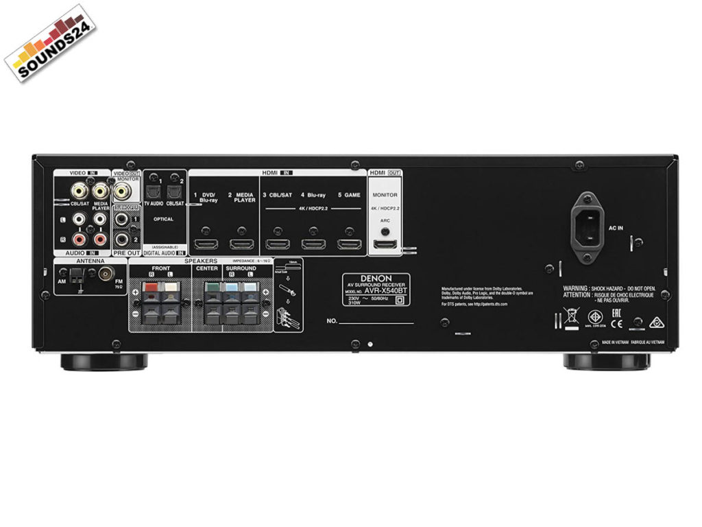 Denon AVR-X540BT 5.2 Kanal AV Receiver