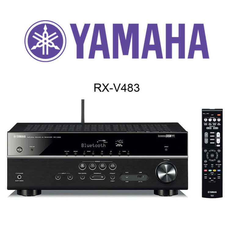 Der Yamaha RXV483 AVReceiver mit 5x 115 Watt im Test