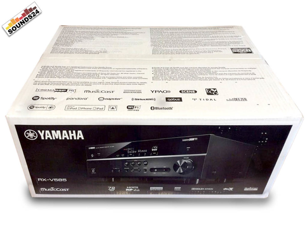 Verpackung des Yamaha RX-V585