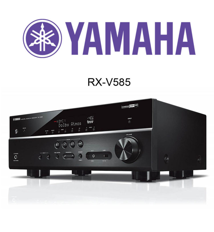 Receiver Yamaha Yamaha RX-V585BL 7.2 Channel AV Receiver With Wi