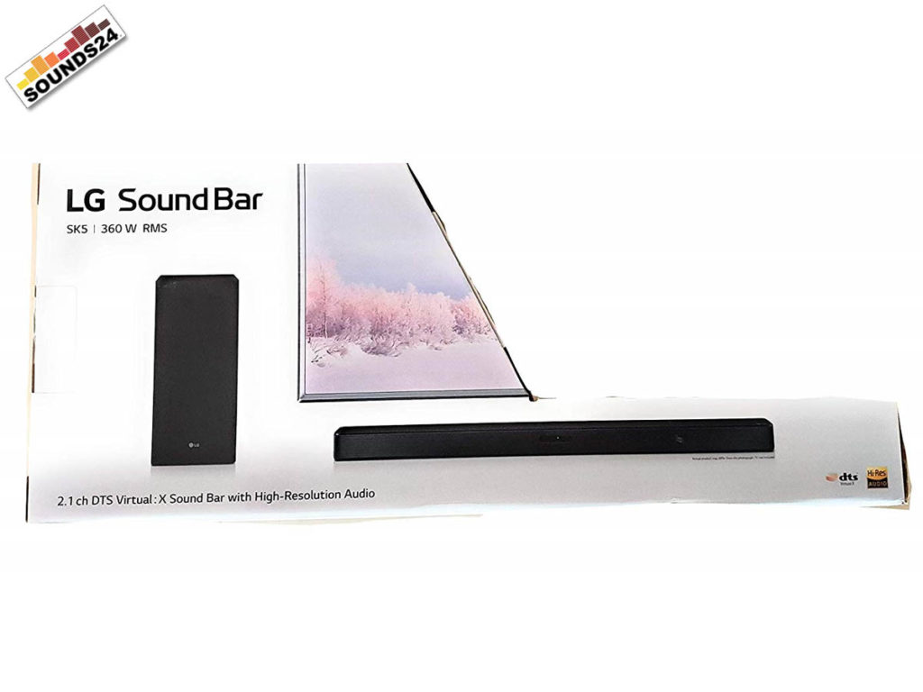 LG SK5 Soundbar Verpackung