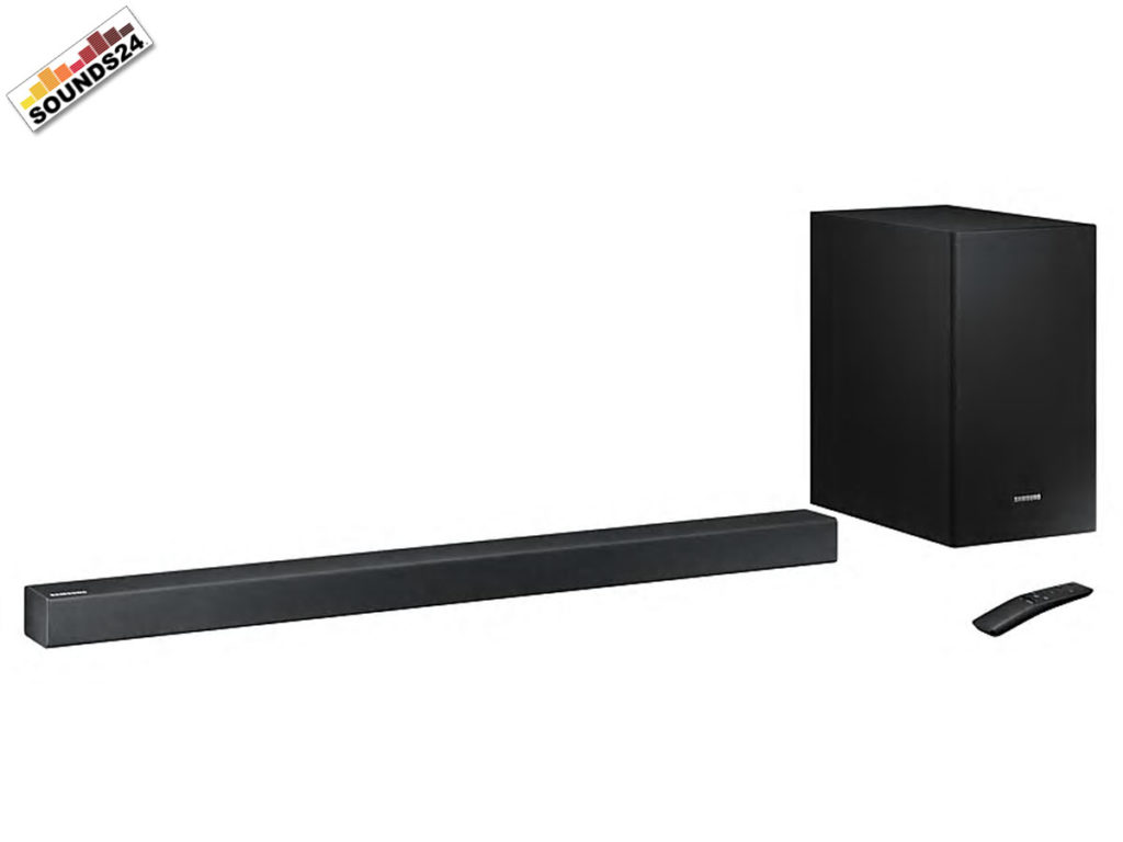 Die Soundbar verfügt über 2.1 Kanäle und leistet 200 Watt