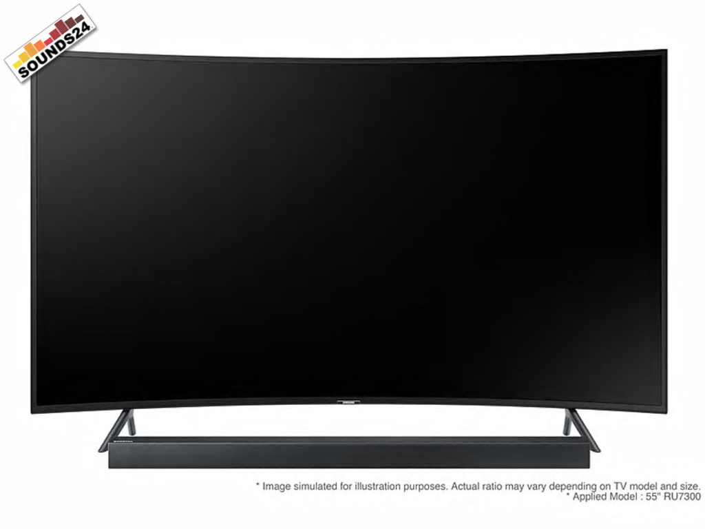 Passt auch perfekt zum aktuellen 55 Zoll Curved Fernseher von Samsung